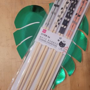 Set de 4 paires de baguettes japonaises – Chats